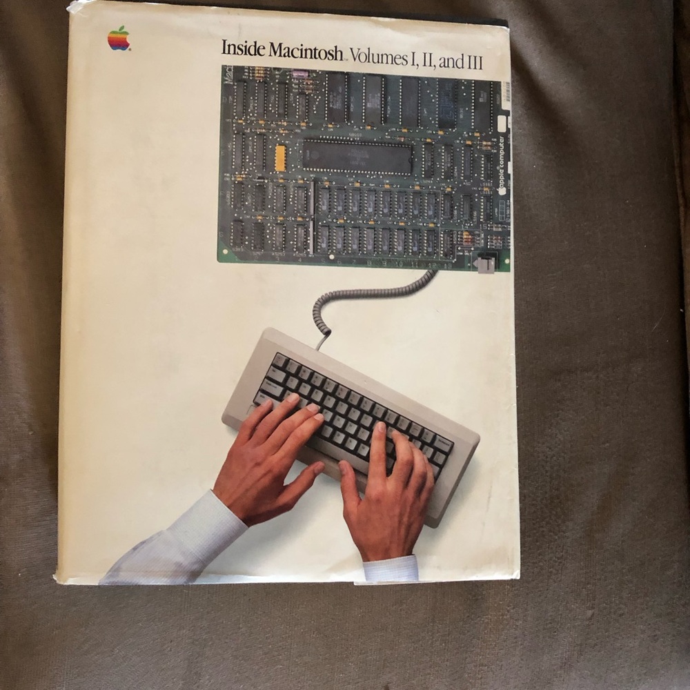 1985 Inside Macintosh Volumes I, II, and III-987 $65’or $50 w/offer